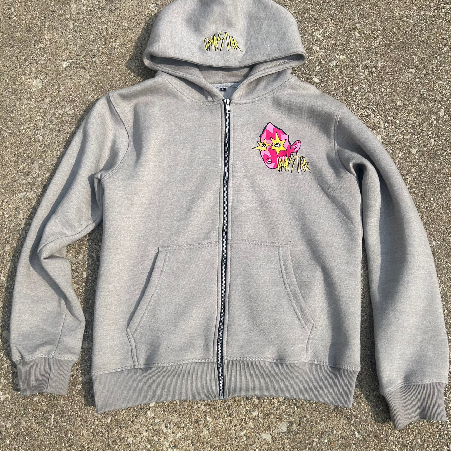 Gray Imastar Zip-up (Unisex)