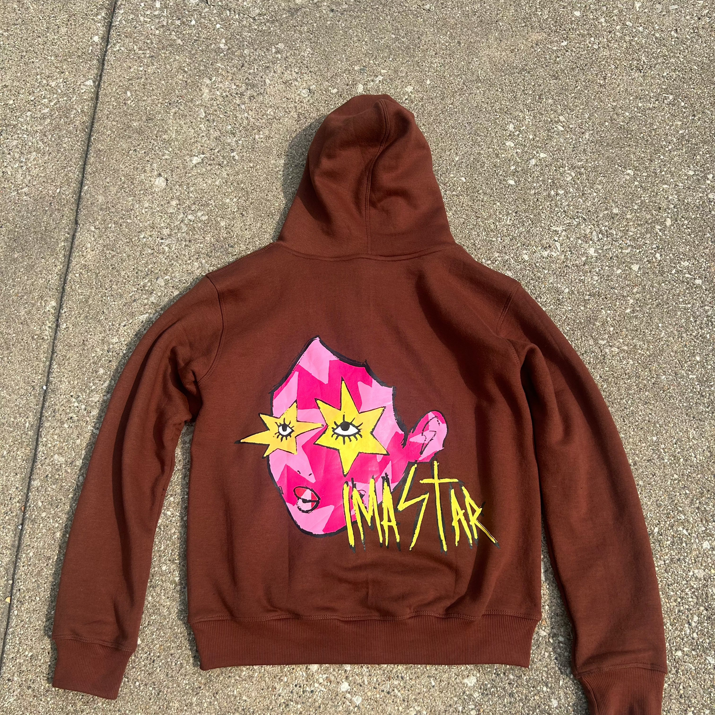 Brown Imastar Zip-up (Unisex)