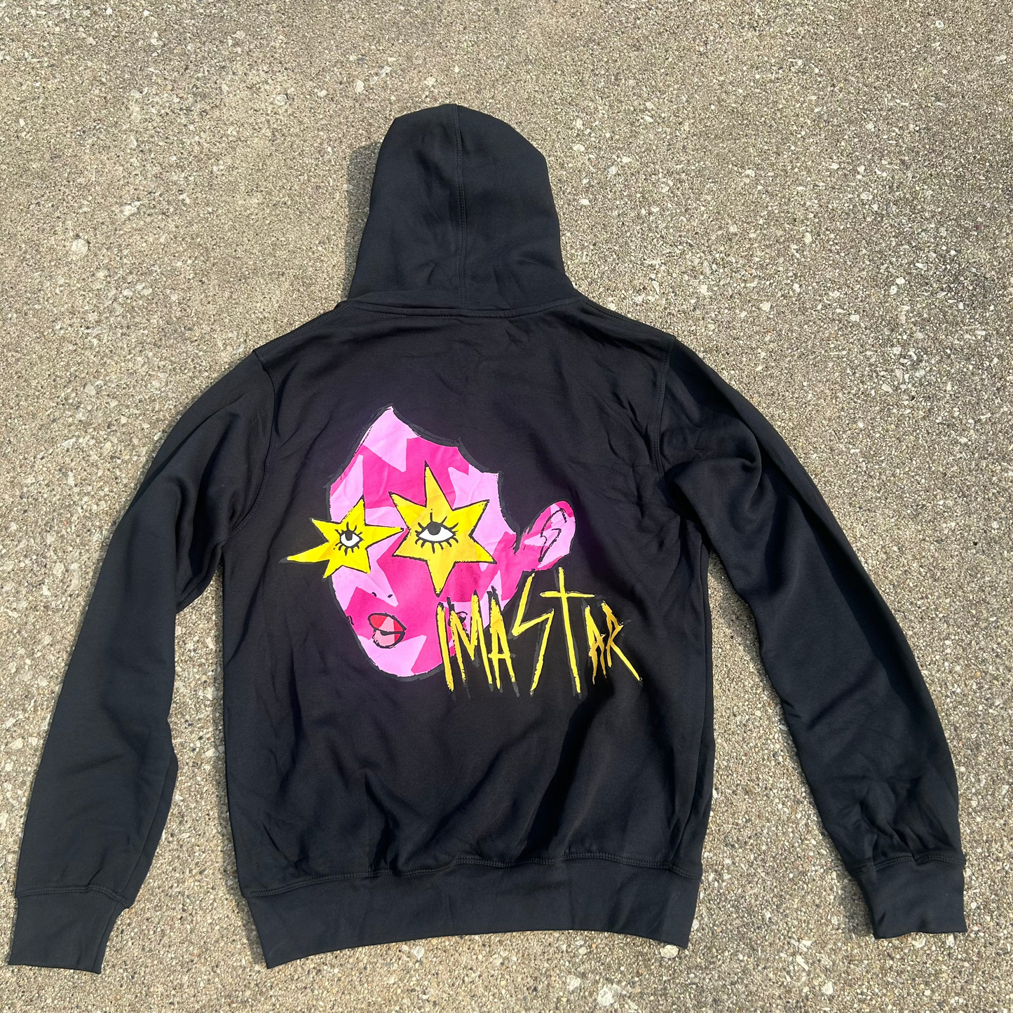 Black Imastar Zip-up (Unisex)