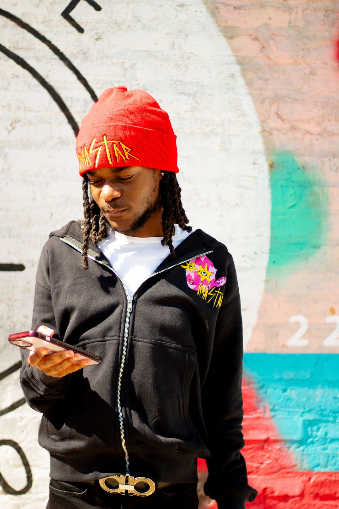 Black Imastar Zip-up