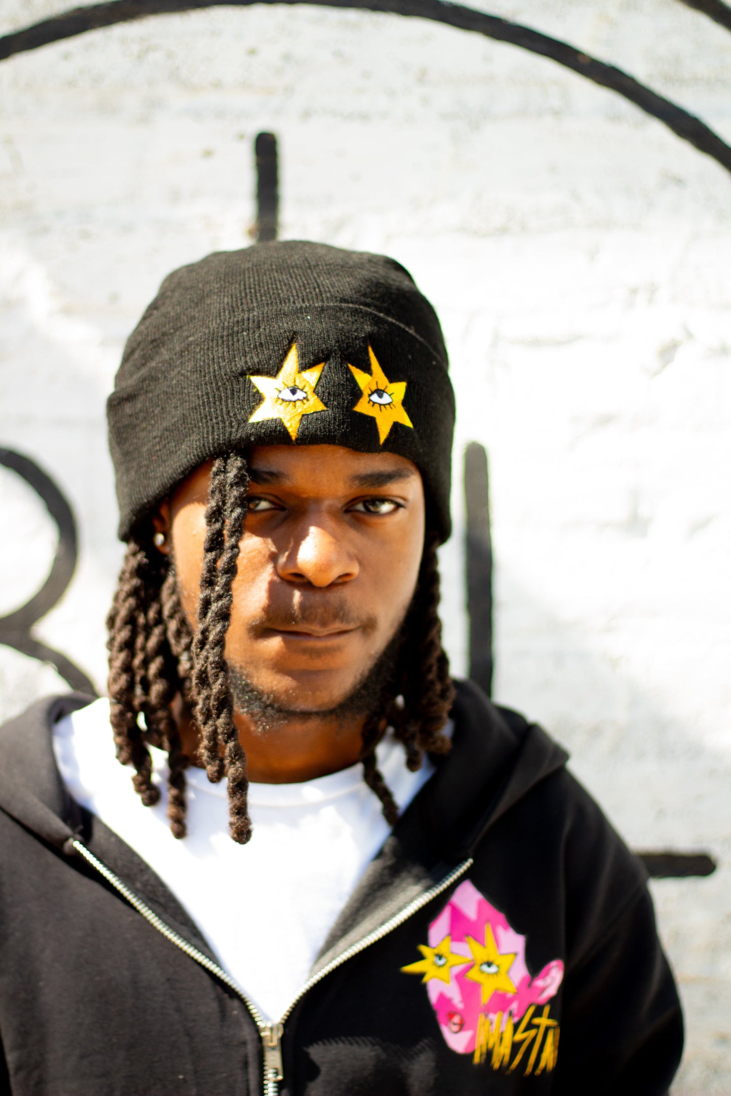 Black Star Gazer Beanie