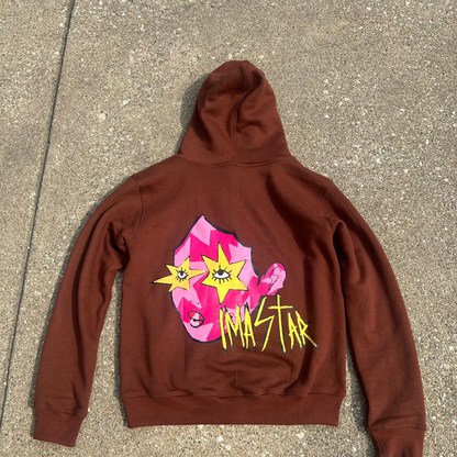 Brown Imastar Zip-up (Unisex)