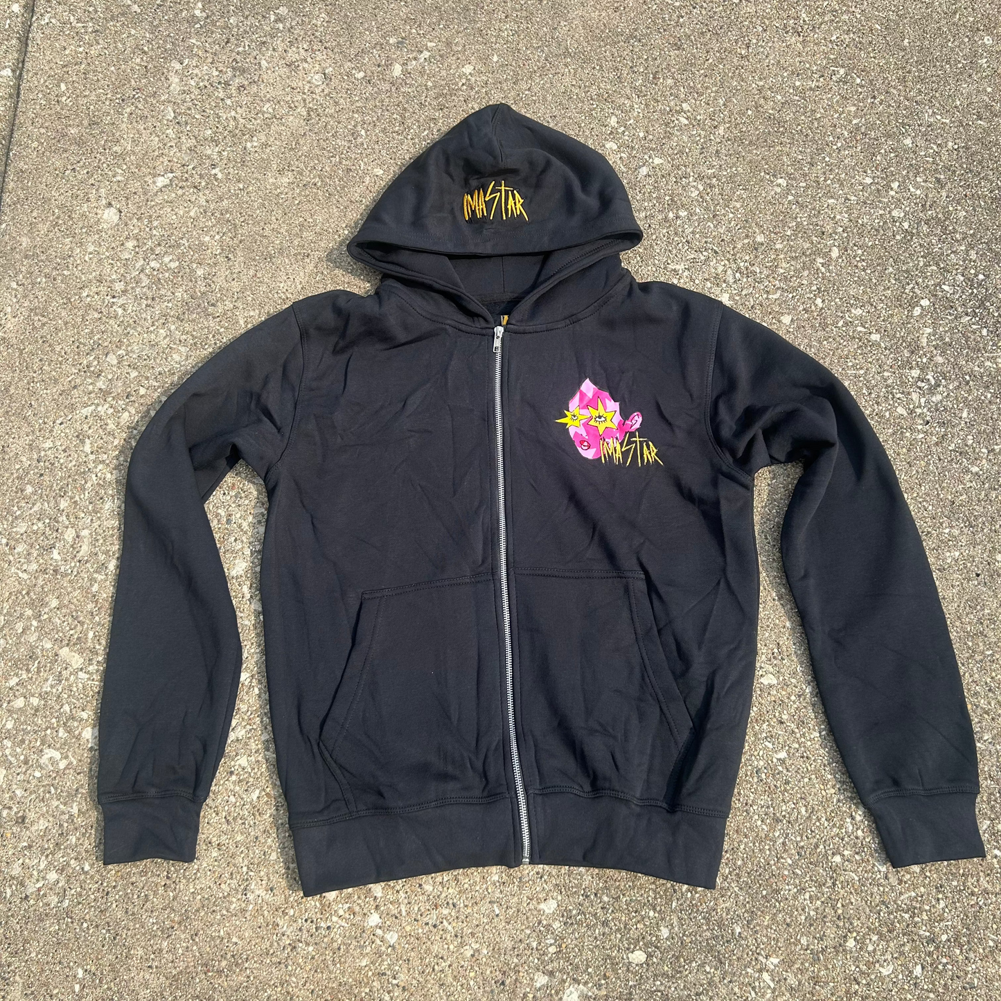 Black Imastar Zip-up (Unisex)