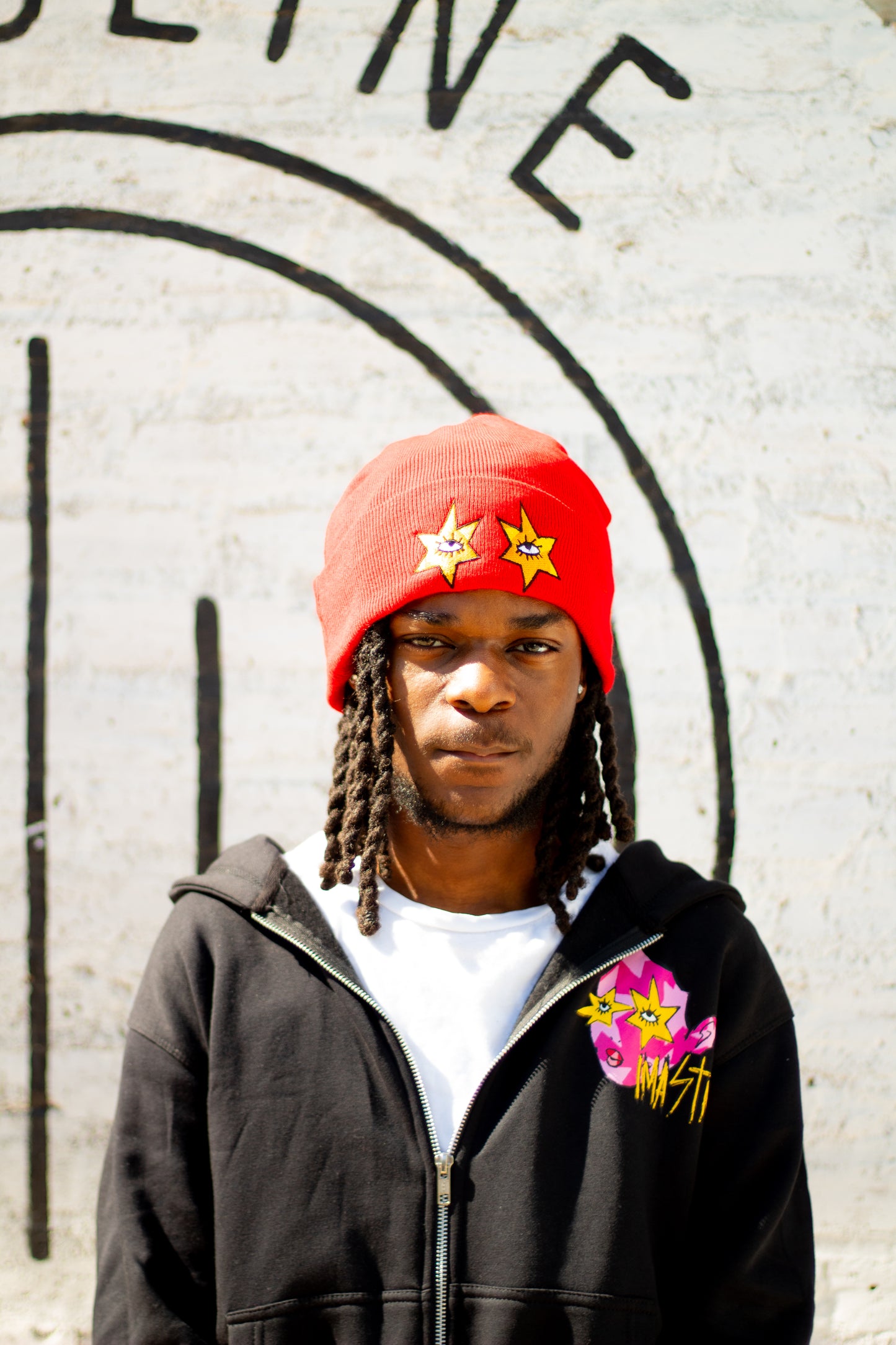 Red Star Gazer Beanie